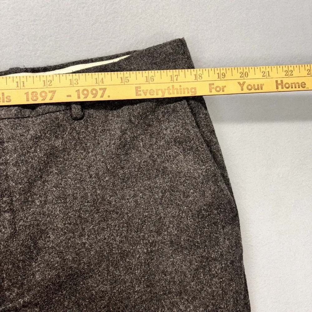 Polo Ralph Lauren‎ Dress Pant Mens 36x30 100% Merino Wool Gray Made in Italy